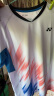 YONEX新款yonex尤尼克斯羽毛球服情侣短袖速干运动服上衣 110442BCR-白-男款 XL 晒单实拍图