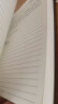 嘉然恒 A4大本子416页加厚笔记本本子文具高颜值软皮面商务记事本大学生考研用本会议记录本可定制-黑色 实拍图