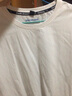 真维斯（JEANSWEST）短袖t恤男ins潮牌2025春夏季男女宽松oversize半袖衣服美式高街男 白色 纯色 L 实拍图