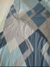 洁丽雅（Grace）床单单件 双人床单 四季亲肤床上用品 范特西-蓝 2.3*2.5M 实拍图