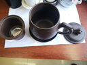 茗客 紫砂办公杯带盖茶杯紫泥茶具男士杯子泡茶水杯办公室水杯大容量带盖过滤个人 上善若水貔貅办公杯 实拍图