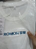 罗蒙（ROMON）两件装男士纯棉短袖t恤夏季圆领透气体恤衫男T纯色打底衫男装上衣 【白色+暗粉】 4XL /195(推荐体重180-200斤） 实拍图
