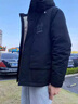 潮天士高端卡其色工装羽绒服男宽松冬季加厚连帽外套男士大码衣服上衣 深卡其色 XL【145-160斤】 实拍图