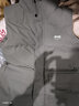 JEEP SPIRIT吉普马甲男外套男士秋冬季坎肩无袖棉衣纯色休闲立领学生户外服装 灰色 L (110斤-125斤) 实拍图