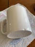 景顺景德镇瓷杯骨瓷简约陶瓷杯子茶杯纯白色水杯定制LOGO牛奶杯咖啡杯 马克杯 420ml 实拍图