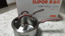 苏泊尔（SUPOR）汤奶锅304不锈钢小红圈家用锅具芯彩系列电磁炉燃气通用 16厘米-单奶锅 实拍图