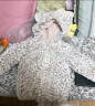戴维贝拉（DAVE＆BELLA）冬季装女童加绒加厚保暖外套 宝宝夹棉豹纹外衣 粉色豹纹 80cm（24M(建议身高73-85cm）） 晒单实拍图