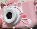 贝初众儿童相机宝宝数码照相机玩具女孩6-7-8-10岁生日礼物五六岁小学生 小猫粉【前后双摄+32G内存】  【精美礼盒】61六一儿童节礼物 实拍图