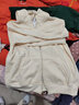 佐优品连帽夹克男外套编织绳秋冬季潮流美式宽松百搭学生开衫卫衣服 卡其色加绒 XL 建议130-140斤 实拍图