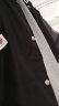 至涛美式棒球服外套男2024新款早秋港风宽松春秋潮牌痞帅秋装夹克上衣 T156黑拼灰 XL 实拍图