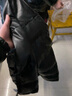 卡度顿棉衣男港风PU棉服男面包服立领宽松帅气男士冬季外套皮夹克男棉衣 黑色 L （106-120斤） 实拍图
