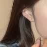 Lnieer999足银耳钉迷你超闪小耳钉女养耳洞mini隐形防堵针耳骨钉银耳棒 粉色超闪耳钉【S999足银】 实拍图