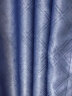 馨兰芙曼窗帘成品现代简约卧室客厅阳台电雕压花遮光窗帘布料定制窗帘窗纱 深蓝色 宽1.5*高2.5-挂钩加工(一片) 实拍图