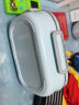 合兴利（HESInLY） 304不锈钢饭盒儿童小学生饭盒带汤碗分格餐盒便当盒2格小号带盖 两格/蓝色+防烫汤碗（带餐具） 饭盒+保温提袋 实拍图