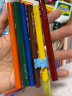 【现货】日本进口KUMON公文式铅笔2B4B6BHB文具一年级小学生儿童握姿矫正原木大三角笔杆铅笔 三角彩色铅笔（6色）6支装 实拍图