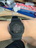 卡西欧（CASIO）G-SHOCK系列经典小方块街头时尚运动防水防震方形手表男送礼推荐 黑红表带DW-5600UHR-1/DW-5600HR-1 实拍图