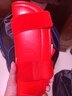 九日山散打护具套装 成人儿童拳击训练健身器材拳套【五件套】 红色 S 实拍图