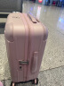 MARRLVE【5622】日系藕粉色旅行李拉杆小登机密码箱YKK拉链托运万向轮女 藕粉色M5622 20英寸 实拍图