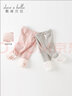 戴维贝拉（DAVE＆BELLA）加绒打底裤儿童休闲裤小女孩裤子保暖女童长裤洋气宝宝秋冬小童 灰粉色 120 cm（建议身高110-120cm） 实拍图