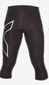 2XU Core系列压缩裤男士运动跑步健身训练紧身裤高弹速干七分裤hyrox 黑色 L 实拍图