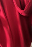La Chapelle City拉夏贝尔卫衣女春夏2024新款宽松休闲连帽开衫美式复古运动风外套 加厚羊羔绒款：车厘子红-纯色 2XL 实拍图