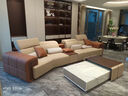 TAZA 沙发  意式极简模块沙发 别墅全屋定制客厅系列 现代轻奢沙发 Top Notch V级 全真皮 374cm 【模块1+5+1】 实拍图