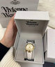 薇薇安·威斯特伍德（Vivienne Westwood）西太后小金表手表女士皮带生日送女生礼物石英表学生欧美表小表盘 优雅白色土星女表 VV006WHWH 32mm 实拍图
