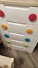 爱丽思（IRIS）儿童抽屉式收纳柜子免安装储物柜家用衣柜爱丽丝婴儿五斗柜塑料柜 5层【面宽73cm】通气款 实拍图