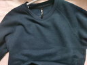 SANFO PLUS三夫户外抓绒衣轻锋毛织圆领毛衣轻便保暖男秋冬户外运动卫衣 深海蓝 M 实拍图