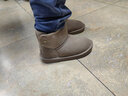 回力童鞋儿童雪地靴2025冬季新款男童高帮加绒保暖棉鞋女童加厚棉靴子 奶茶色-0044 35 推荐脚长21.1内长22.1 实拍图