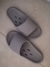 小白丫软底夏浴室拖鞋女按摩抗菌舒适防滑日式简约家居情侣洗澡凉拖鞋Y8 A7灰色43-44适合42-43的脚码 实拍图