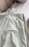 adidas休闲加厚毛圈连帽卫衣套头衫男女阿迪达斯官方轻运动 亚麻绿 S 实拍图