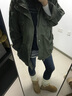 UBZ 防水雪地靴女2024冬季新款短筒加绒加厚保暖防滑一脚蹬东北棉鞋 奶茶色 40 实拍图