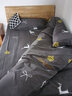 浪莎（LangSha）被子被芯四件套枕头被褥全套学生宿舍单双人床上用品全套一整套 驯鹿 单人宿舍被芯1.5*2.0 5斤七件套 实拍图