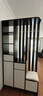 百意空间 中古风 玄关柜隔断屏风鞋柜一体柜小户型门口门厅柜客厅储物柜 长800【升级款ENF级】法橡胡桃 实拍图