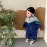G.duck小黄鸭童装男童套装秋冬装儿童加绒加厚套装韩版可爱一岁宝宝衣服 驼色 90 建议1~2岁【 80-90cm】 实拍图