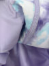 迪士尼（Disney）童装女童运动梭织连帽外套2024春装新款儿童时尚休闲上装秋冬衣服 蓝紫晕染 150 晒单实拍图
