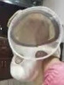 RINDU儿童防风帽子围巾一体冬天骑行男女童护耳一体套头帽挡风加厚保暖 米色-长耳兔（面罩可拆卸） 均码（适合2-8岁） 实拍图