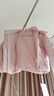 坦博尔儿童羽绒服男童女童泡芙款中大童面包服外套530311Z 云粉 150  实拍图