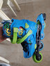 费斯（Freestyle） 轮滑鞋儿童专业锁轮3-6-12岁男女直排初学者全套装中小学溜冰鞋 蓝色+探索版头盔护具包 /64%人选 S 码28-31码 内长170-195MM 实拍图