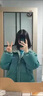玛娇媚（Majiaomei）羽绒棉服女2025年新款冬季棉袄棉衣外套女加厚小个子立领面包服女 绿色 L 实拍图