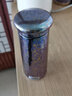 飞剑（feijian）纯钛保温杯男士泡茶水杯女士小巧户外便携钛杯办公高档礼品定制 星空蓝（带滤网）280ml 实拍图