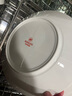 松发瓷器好韵釉下彩碗具家用陶瓷碗碟餐具纯白暗纹系列组合碗盘 好韵8.5英寸汤盘2个装 实拍图