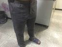 颂乐牛【两条装】秋冬季厚款弹力休闲裤男直筒微修身商务时尚潮流速干裤 1063浅灰+深灰 34【(2尺7)155-165斤】 实拍图