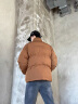 沙五 棉服男冬季美式复古棉衣男2022年新款加厚面包服日式情侣外套 蓝色 XL（125-140斤）优先发货 晒单实拍图