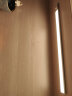 智特led人体感应灯楼道走廊橱柜感应灯带衣柜灯柜底灯家用小夜灯充电 清晰白光【充电款】 超薄【感应+手扫+三色】60cm 实拍图