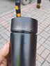 年会礼品 商务直杯身不锈钢保温杯礼品定制logo大容量双层真空便携创意水杯 商务直杯-黑色 500ml 实拍图