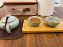 汝道 汝窑简约便携旅行茶具汝瓷功夫茶具干泡茶盘套装 陶瓷茶壶茶杯整套快客杯一壶两杯办公旅行套装 汝意壶一壶两杯旅行套装 实拍图