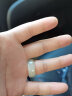 非诺  和田玉羊脂玉戒指男女款情侣对戒指环 条宽8mm内径约17mm 晒单实拍图
