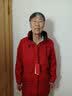 慕姝妈妈装春装外套薄款中长款中年女上衣中老年女装春装风衣服老人装 红色 3XL建议130-140斤左右 实拍图